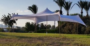 השכרת אוהל לייקרה לאירועים מסיבות בפארקים בטבע בחוף הים - פניקס אירועים