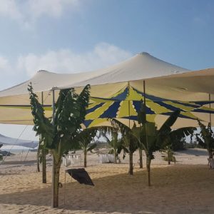 אוהלי לייקרה צבעוניים לאירועים | פניקס אירועים